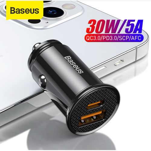 Baseus chargeur voiture 30W USB-C PD